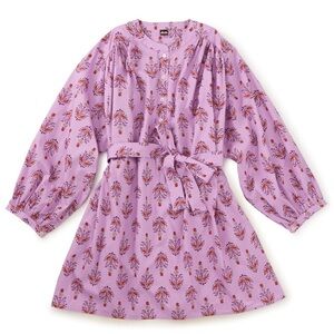 tea collection | Boho Tie Waist Adult Tunic/Dress, Size L, NWT